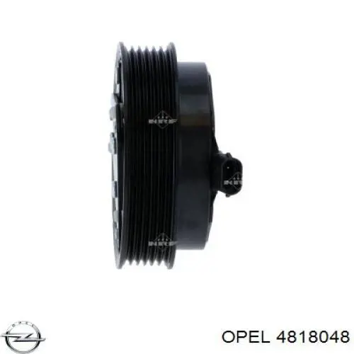 Компрессор кондиционера 4818048 Opel
