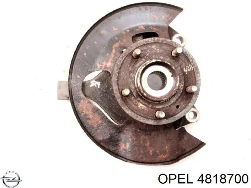 4818700 Opel Цапфа - поворотный кулак передний, правый