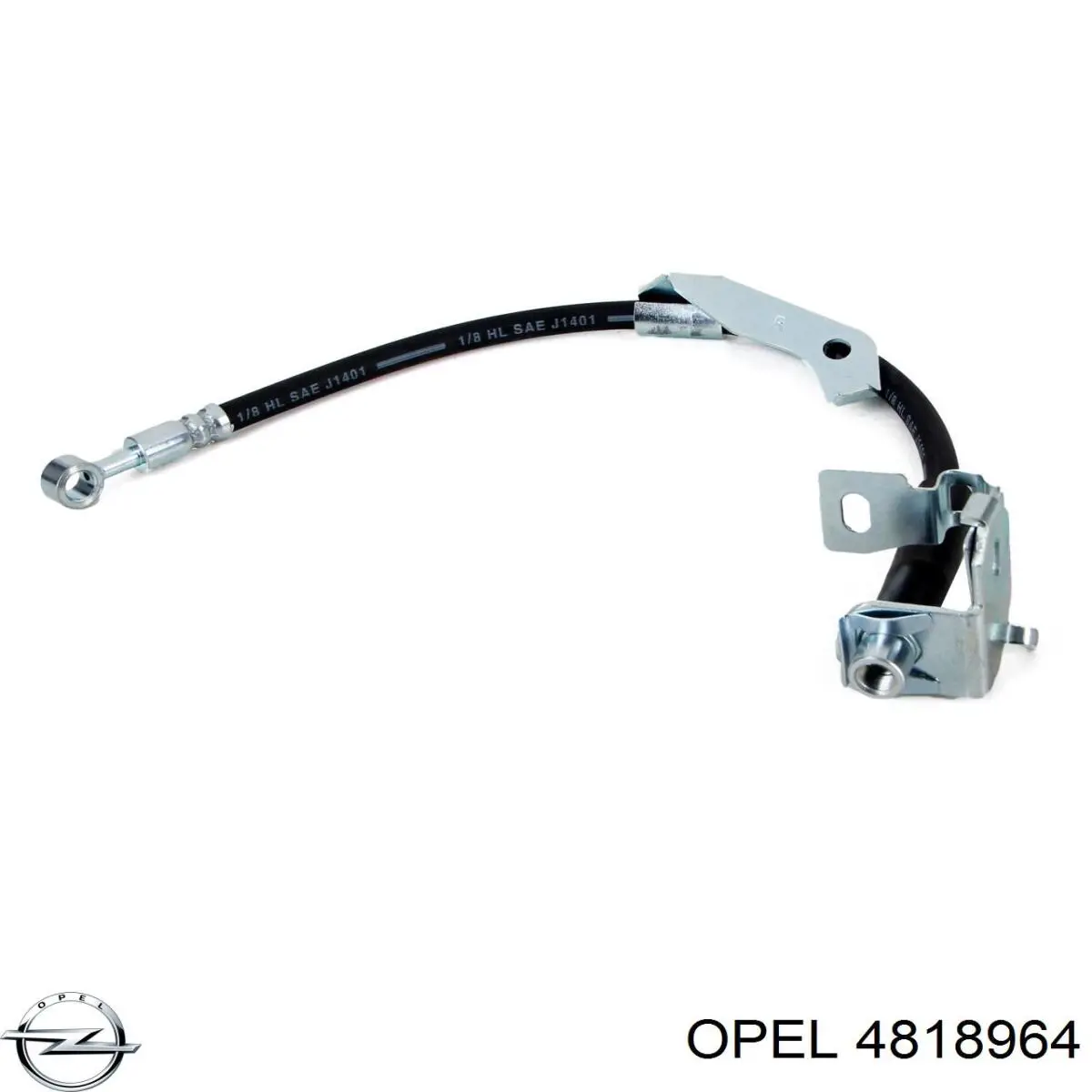 Шланг тормозной передний левый 4818964 Opel