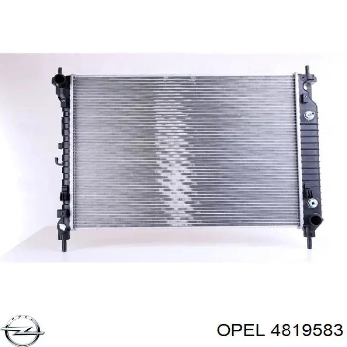 4819583 Opel radiador de forno (de aquecedor)