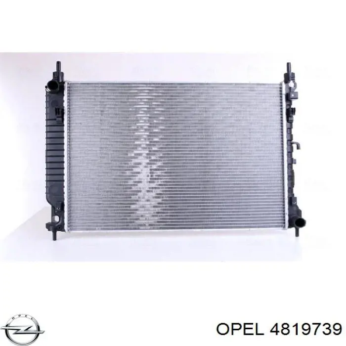 4819739 Opel radiador de esfriamento de combustível