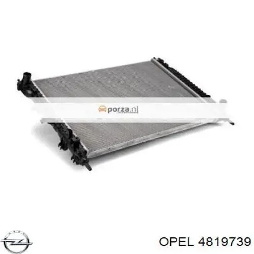 Купить 4819739 Opel Радиатор водяной