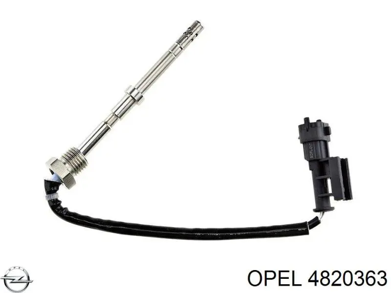 4820363 Opel sensor de temperatura dos gases de escape (ge, depois de filtro de partículas diesel)