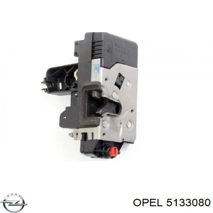 5133080 Opel fecho da porta traseira direita