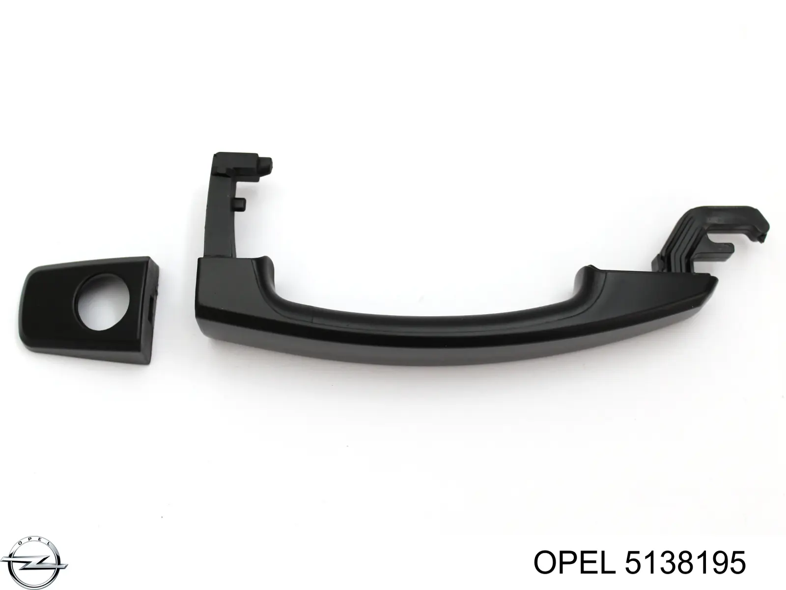 5138195 Opel maçaneta externa da porta dianteira