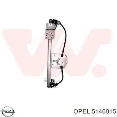 Стеклоподъемник левой задней двери Opel 5140015