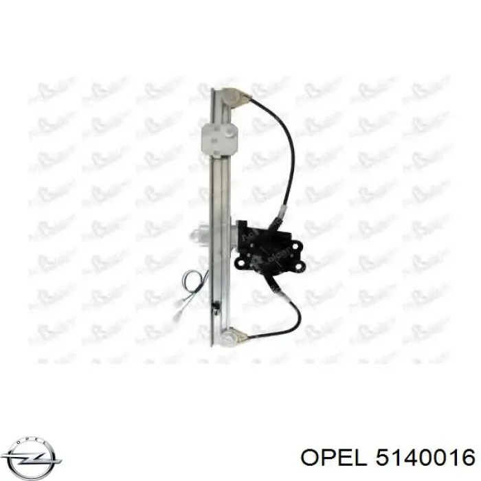 Механизм стеклоподъемника двери задней, правой Opel 5140016 цена, от 19.87 USD