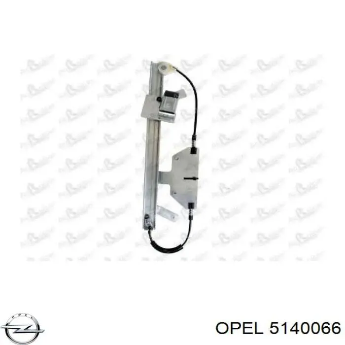 Механизм стеклоподъемника двери задней, правой Opel 5140066 цена, от 25.34 USD