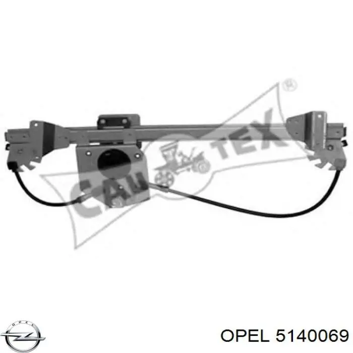 Стеклоподъемник задней левой двери Opel 5140069 цена, от 26.37 USD