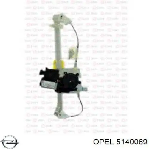 Купить 5140069 Opel Механизм стеклоподъемника двери задней левой