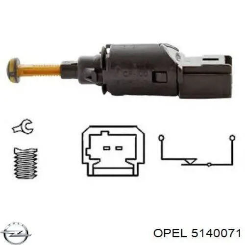 Купить 5140071 Opel Механизм стеклоподъемника двери задней левой