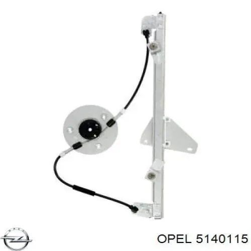 Стеклоподъемник передней левой двери 5140115 Opel