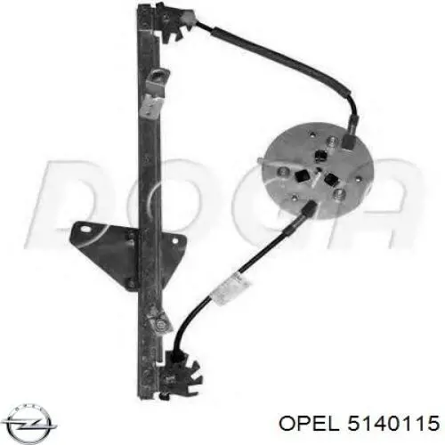 Механизм стеклоподъемника водительской двери Opel 5140115 цена, от 31.67 USD