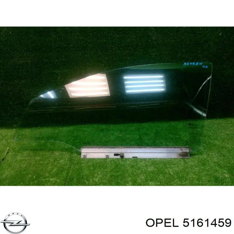 5161459 Opel Стекло двери передней левой