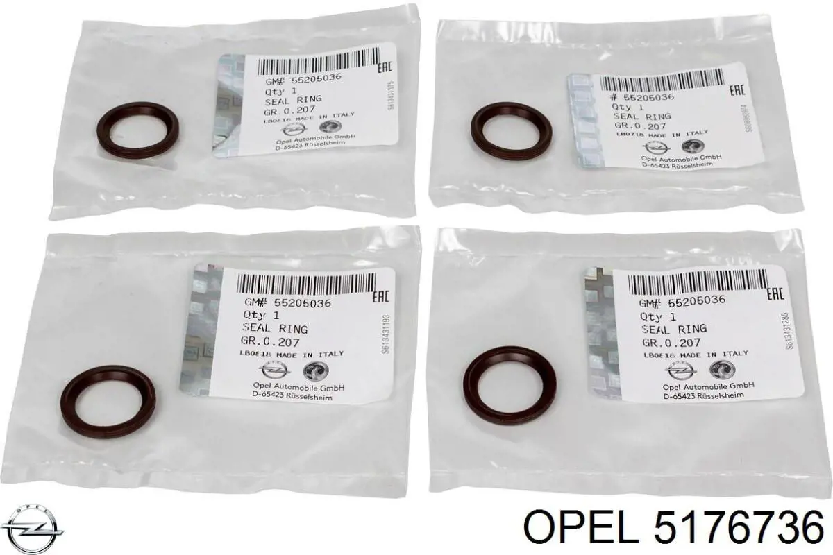 5176736 Opel Отбойник крышки багажника