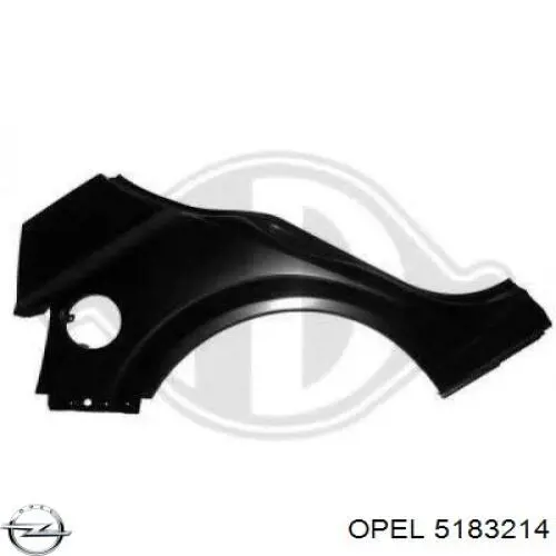 13168052 Opel Крыло правое заднее