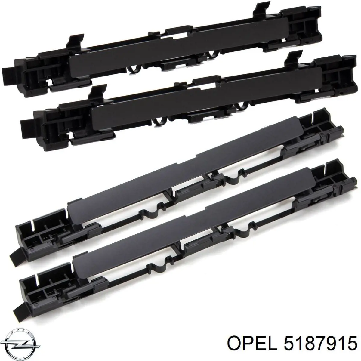 5187915 Opel заглушка рельсы (рейлинга багажника крыши задняя)