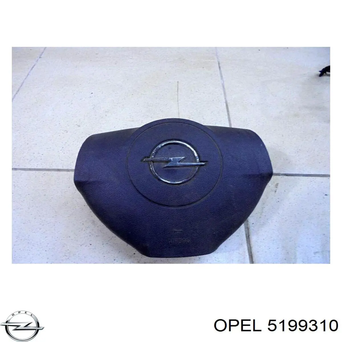 5199310 Opel подушка безопасности (airbag водительская)