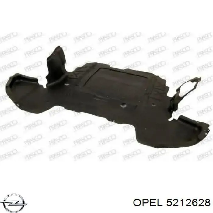 5212628 Opel proteção de motor, de panela (da seção de motor)