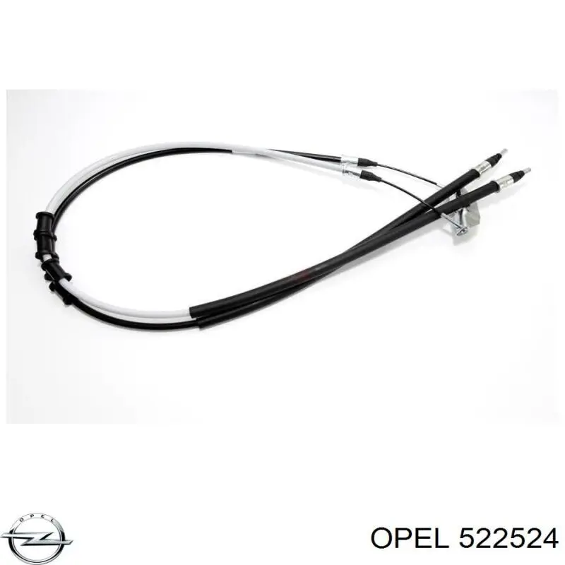 522524 Opel трос ручного тормоза задний правый/левый