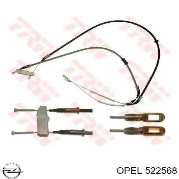 Задний трос ручника Opel 522568 цена, от 14.63 USD