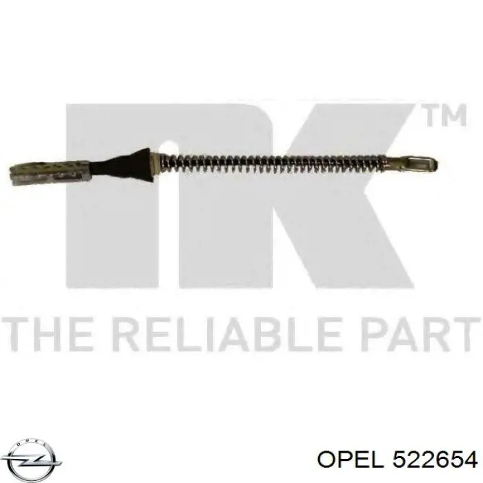 Задний трос ручника Opel 522654 цена, от 3.71 USD