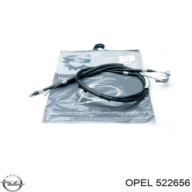 Задний трос ручника 522656 Opel