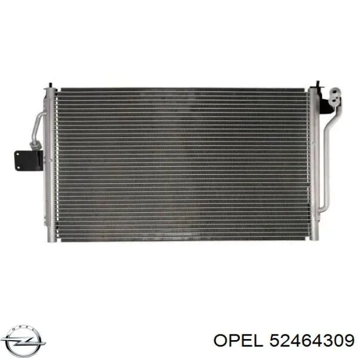 52464309 Opel радиатор кондиционера