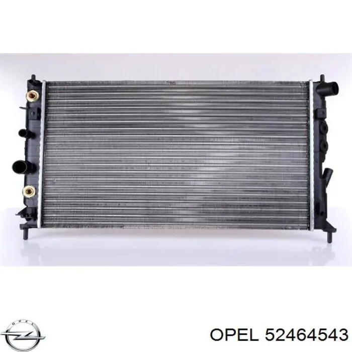 Купить 52464543 Opel Радиатор водяной