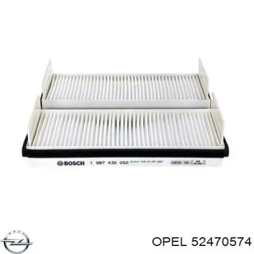 52470574 Opel Внутрисалонный фильтр