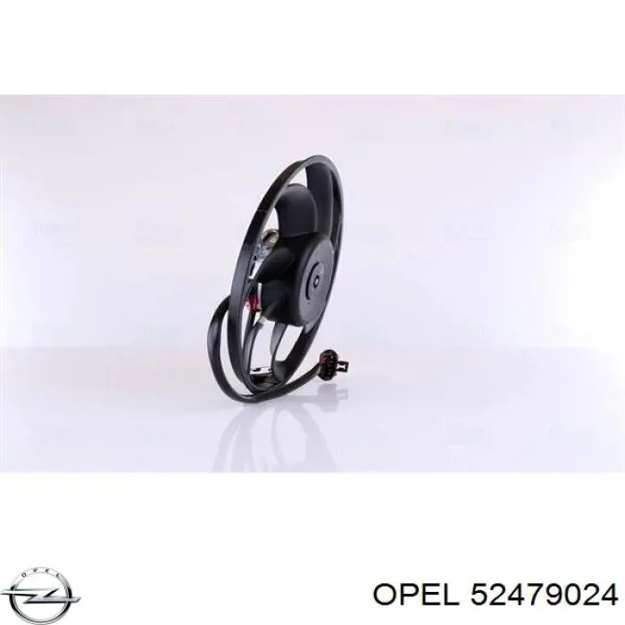 52479024 Opel электровентилятор охлаждения в сборе (мотор+крыльчатка)