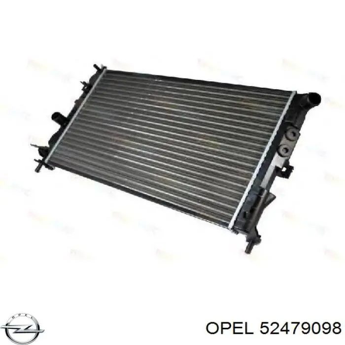 Купить 52479098 Opel Радиатор водяной