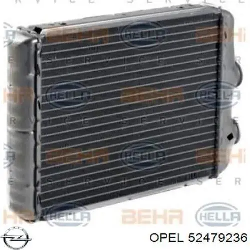 Радиатор печки (отопителя) Opel 52479236 цена, от 25.34 USD