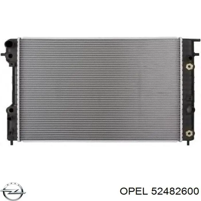 52482600 General Motors Радиатор основной