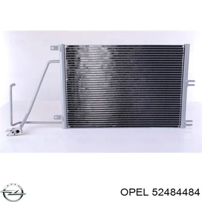 52484484 Opel радиатор кондиционера