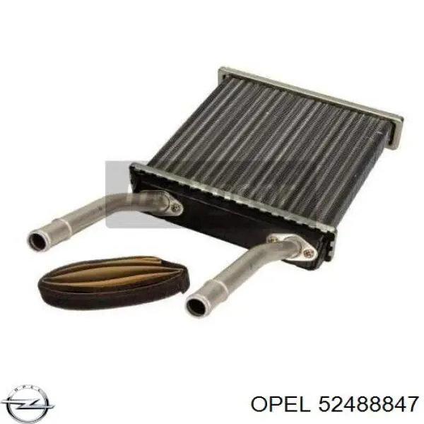 52488847 Opel радиатор печки