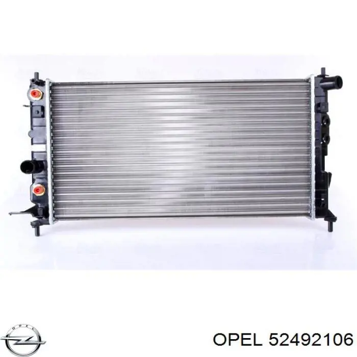 Радиатор охлаждения двигателя Opel 52492106 цена, от 53.87 USD