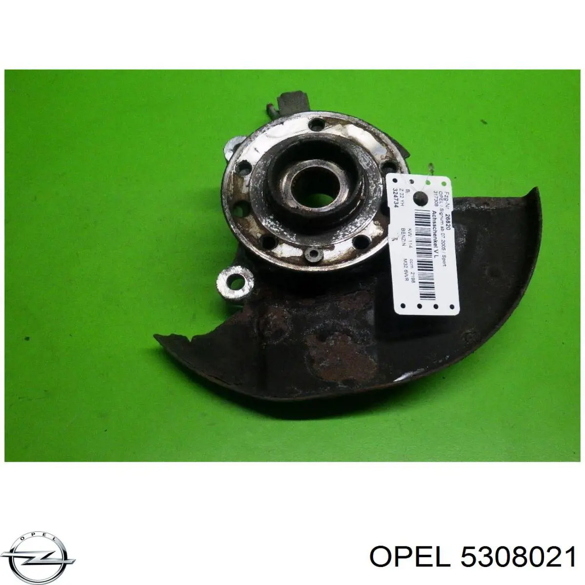 5308021 Opel pino moente (extremidade do eixo dianteiro esquerdo)