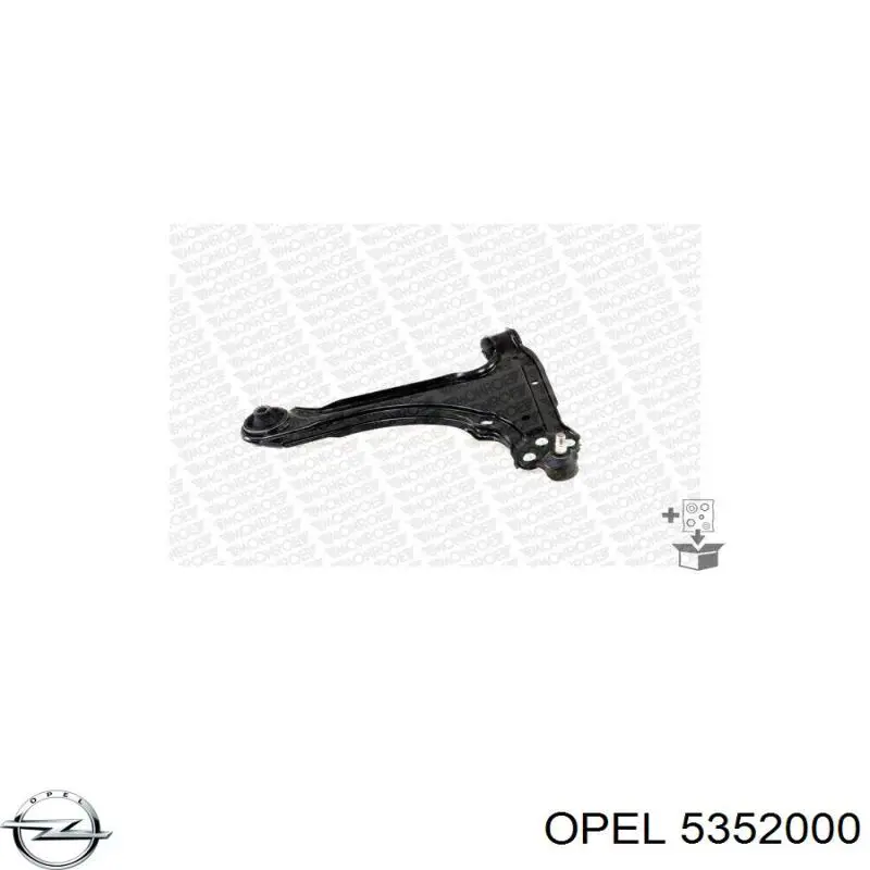 Правый рычаг передней нижней подвески Opel 5352000 цена, от 34.14 USD