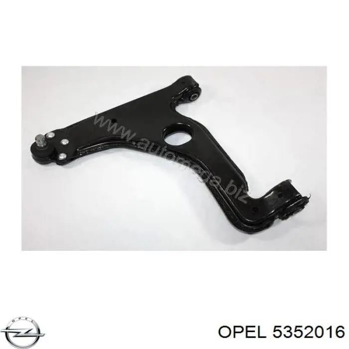 Левый рычаг передней нижней подвески Opel 5352016 цена, от 28.02 USD