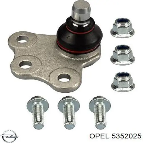 Нижняя левая шаровая опора Opel 5352025 цена, от 14.03 USD