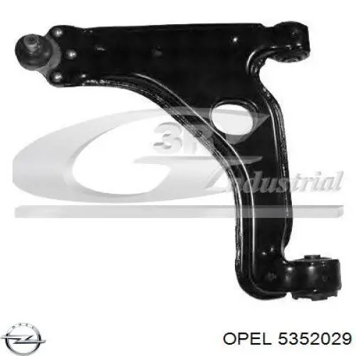 Рычаг передней подвески левый 5352029 Opel