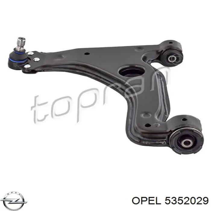 Рычаг передний нижний левый Opel 5352029