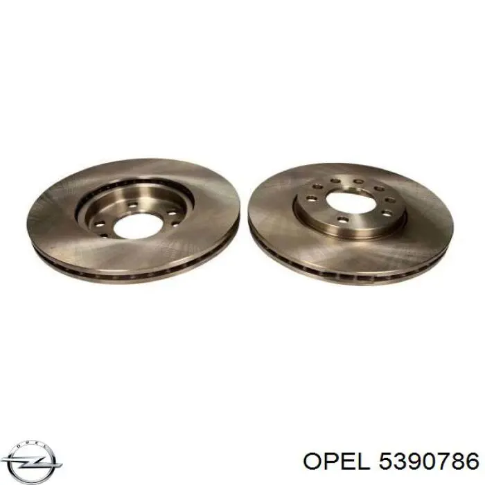 5390786 Opel тормозные диски