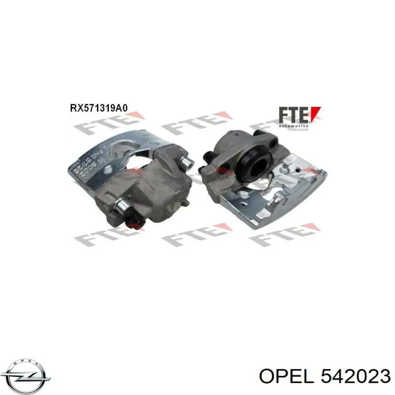 Супорт тормзной Opel 542023 цена, от 27.87 USD