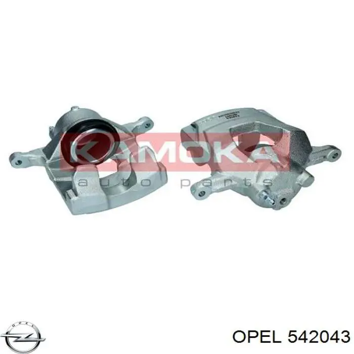 542043 Opel suporte do freio dianteiro esquerdo
