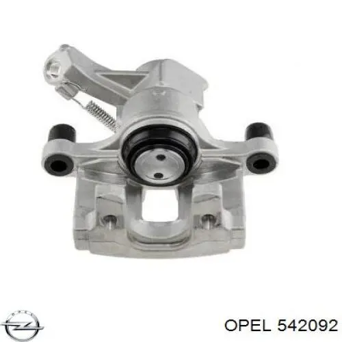 542092 Opel суппорт тормозной задний правый