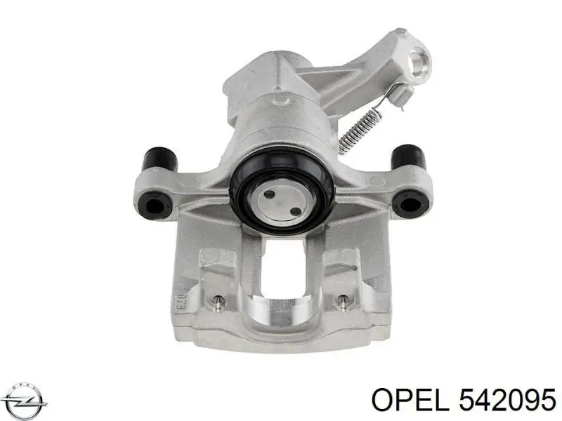542095 Opel суппорт тормозной задний левый