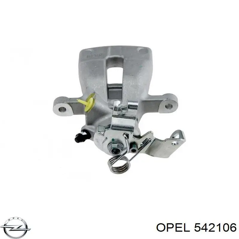 542106 Opel Суппорт тормозной задний правый