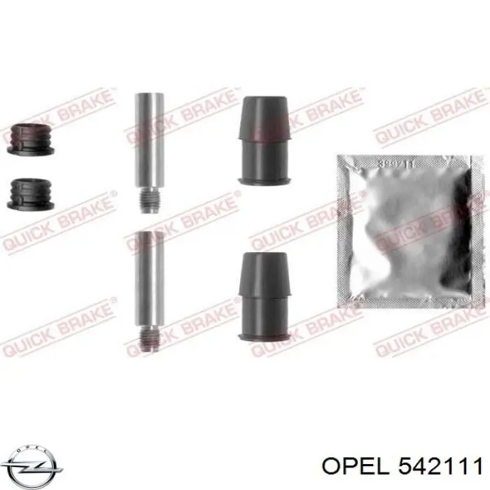 542111 Opel суппорт тормозной задний правый